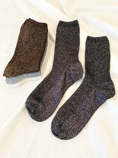 LONG GLITTER SOCKS