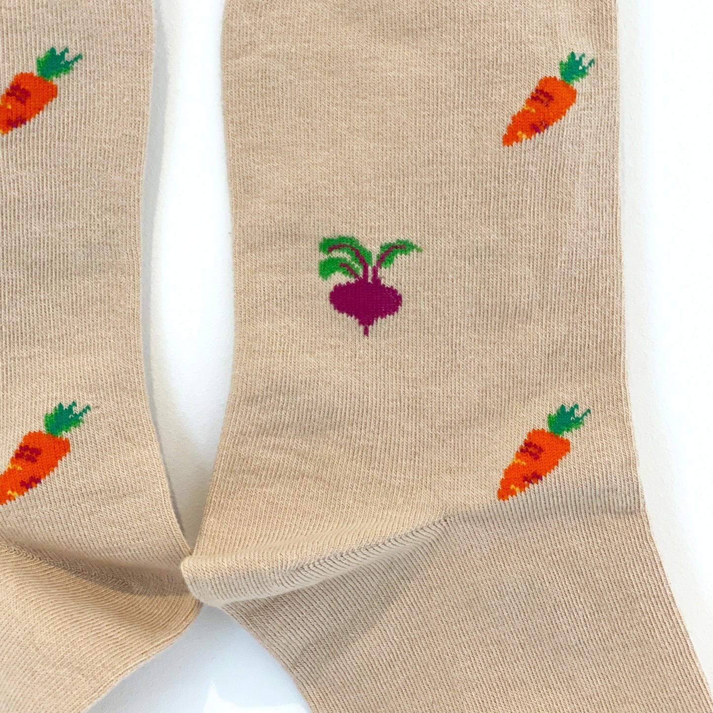 UNISEX | VEGETABLES SOCKS | BEIGE