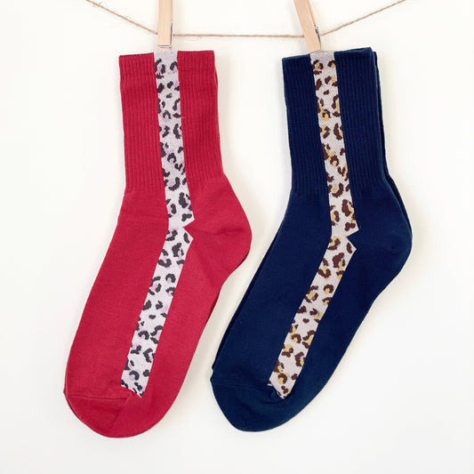 LEOPARD LINE SOCKS