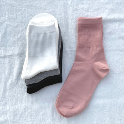 WOMEN'S ANKLE RIBBED SOCKS