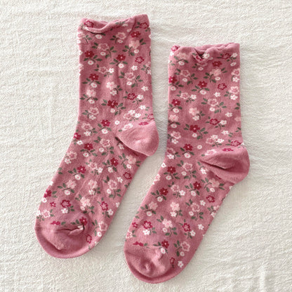 FLORAL PATTERN SOCKS