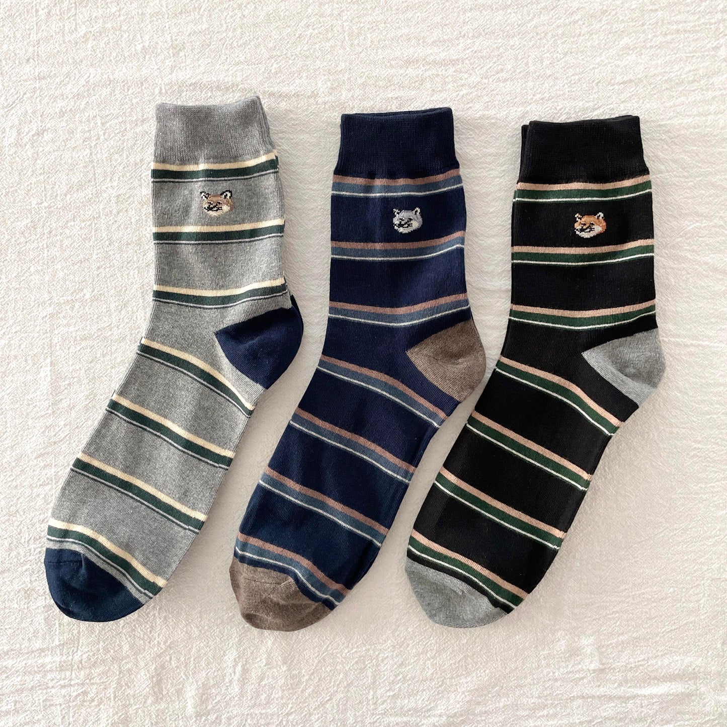 FOX STRIPED SOCKS