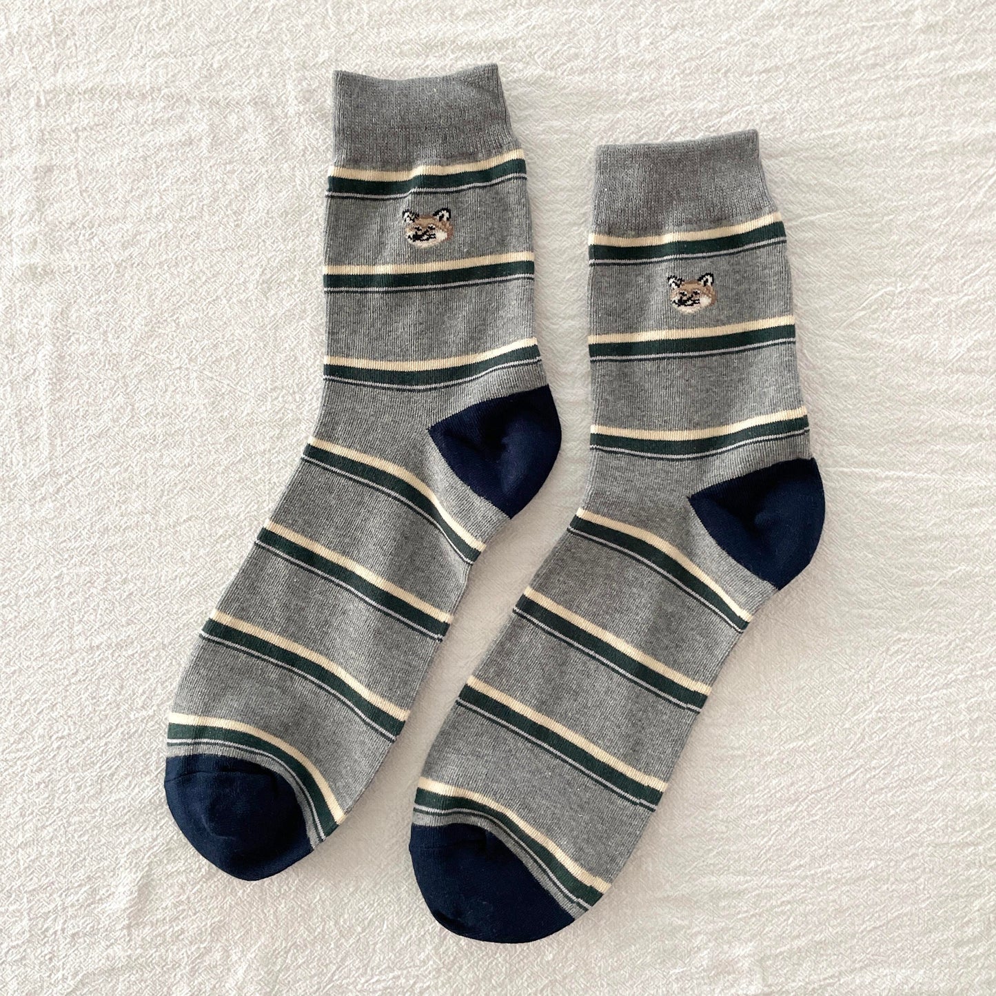 FOX STRIPED SOCKS