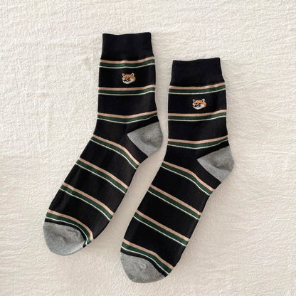 FOX STRIPED SOCKS