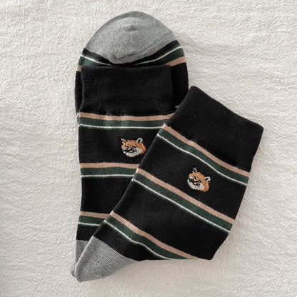 FOX STRIPED SOCKS