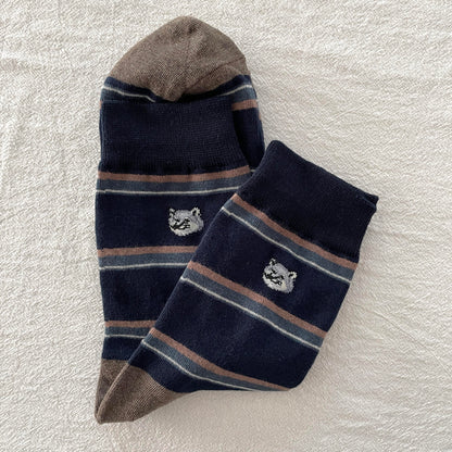 FOX STRIPED SOCKS