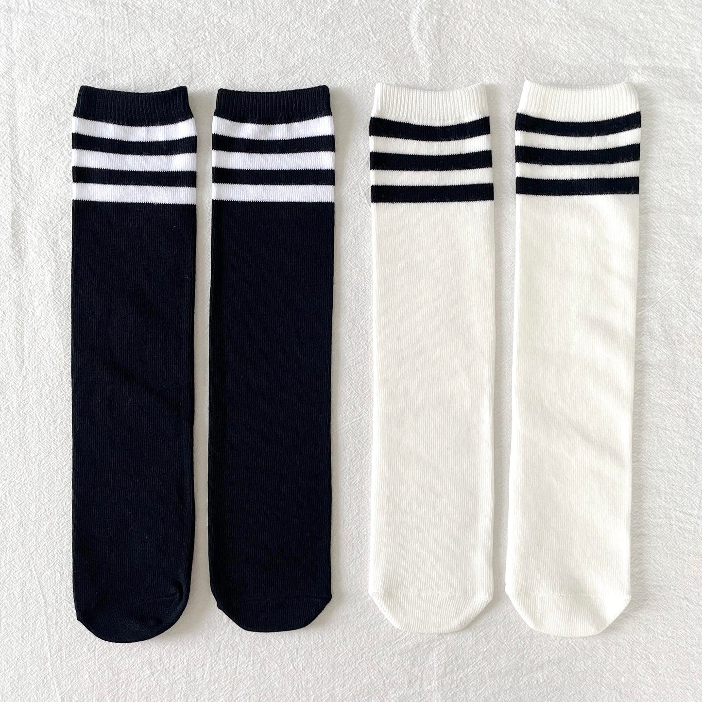 TRIPLE LINE NON SLIP KNEE SOCKS | KIDS | ONE SIZE