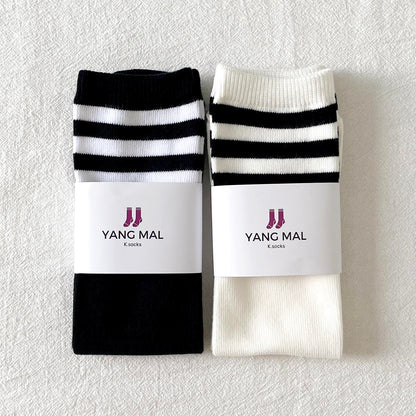 TRIPLE LINE NON SLIP KNEE SOCKS | KIDS | ONE SIZE