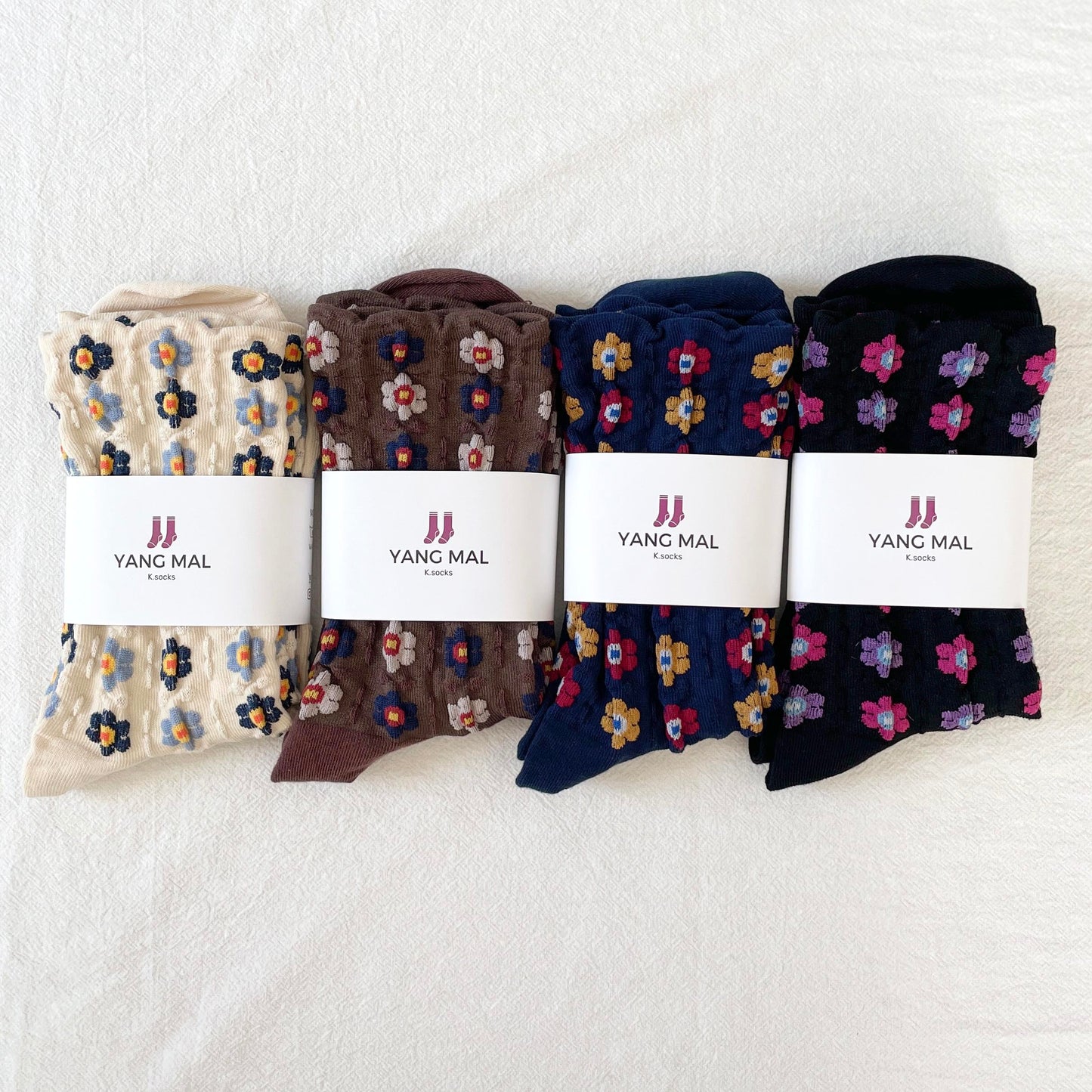 [SET] SCANDI FLORAL LACE SOCKS