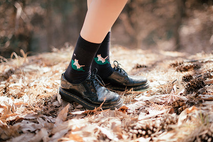 UNISEX | LEAF CAT SOCKS