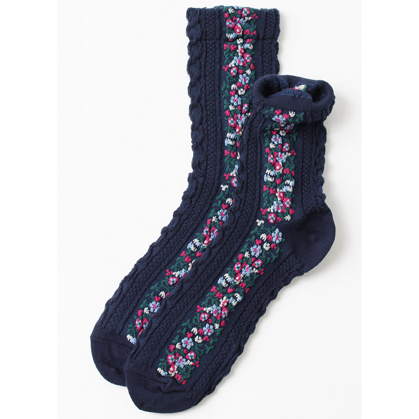 TWIDDLE FLORAL SOCKS