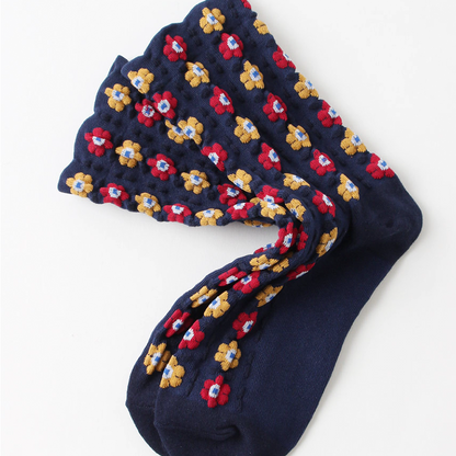 SCANDI FLORAL LACE SOCKS