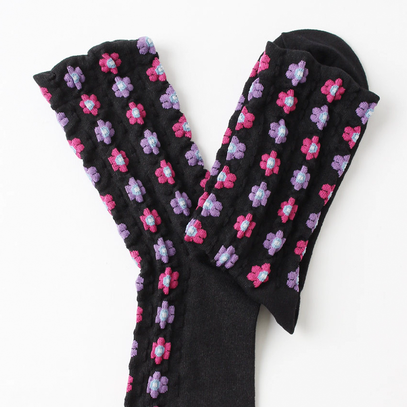 SCANDI FLORAL LACE SOCKS