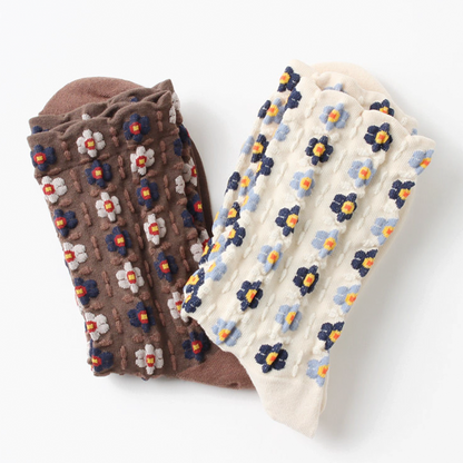 [SET] SCANDI FLORAL LACE SOCKS