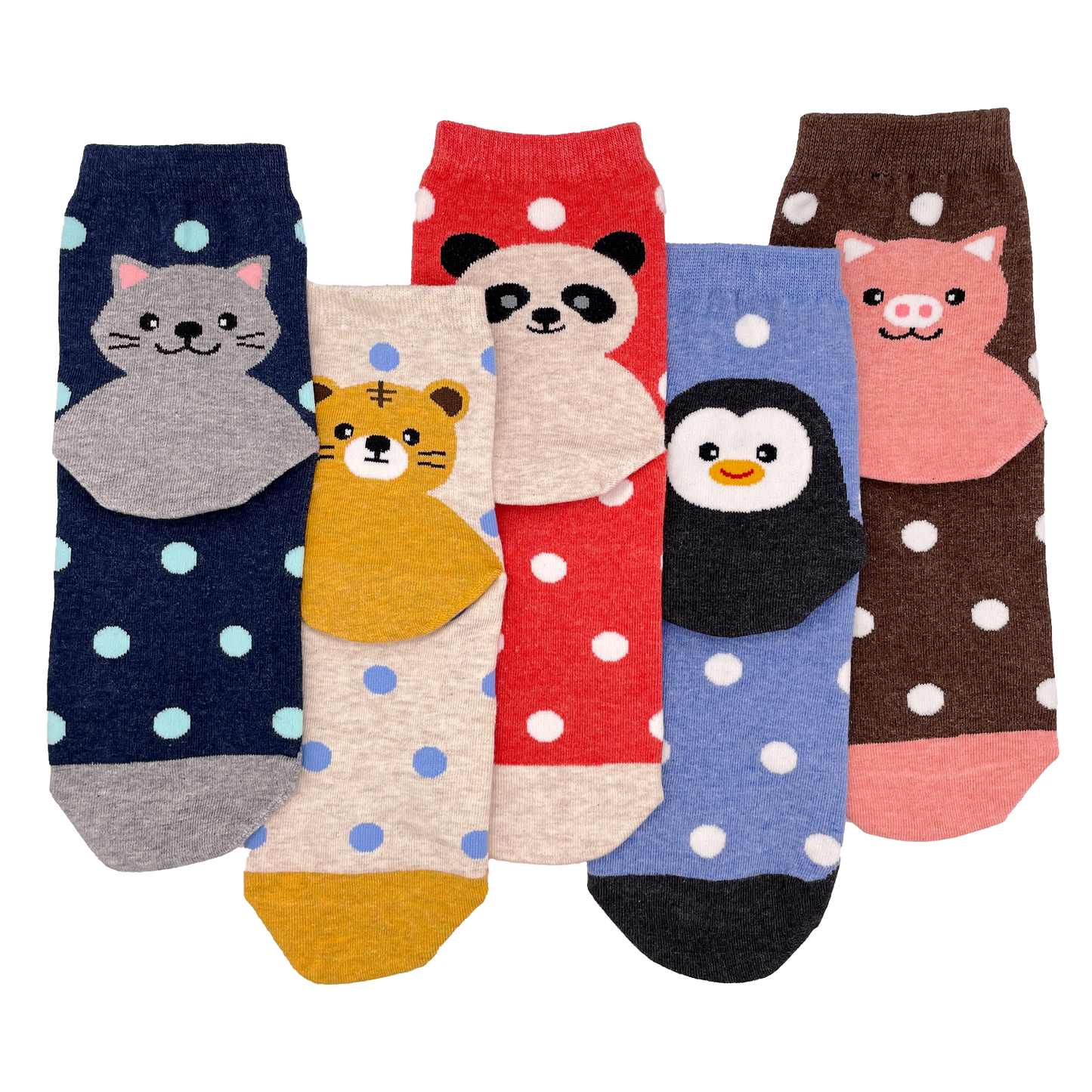 DOTTED PATTERN ANIMALS SOCKS