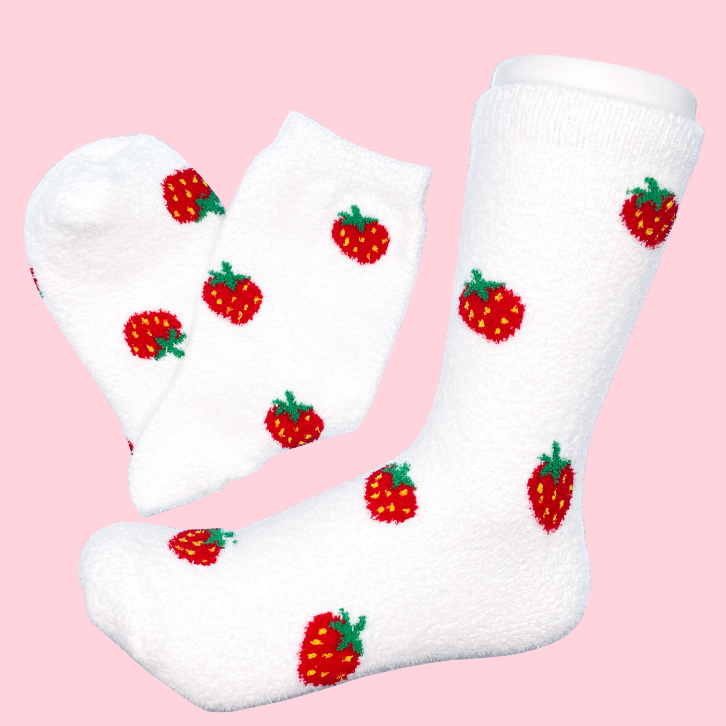 FRUITS PATTERN FLUFFY SOCKS