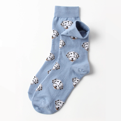 DOG FACED SOCKS