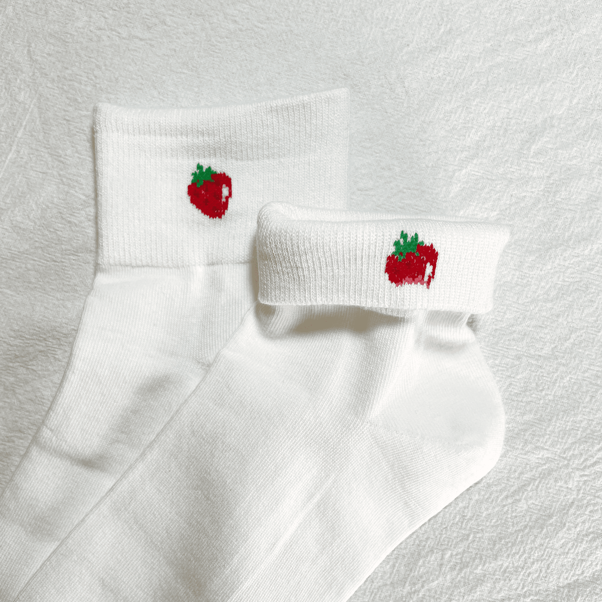 strawberry fruit socks